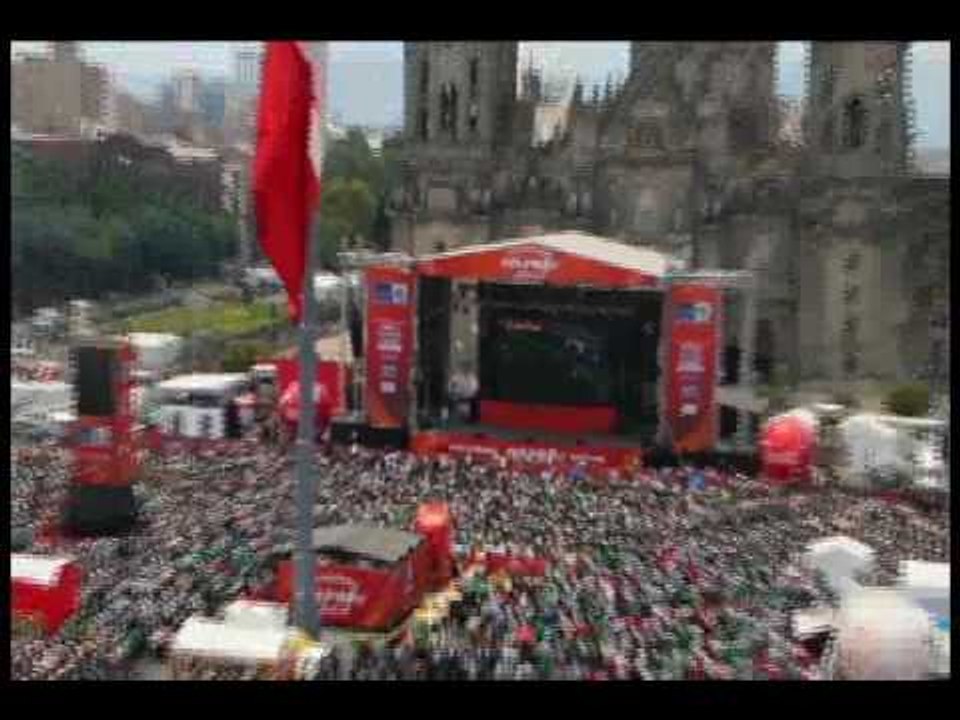 El Color del Mundial en el FIFA FAN FEST. México Vs Argentina