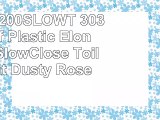 Bemis 1200SLOWT 303 LiftOff Plastic Elongated SlowClose Toilet Seat Dusty Rose
