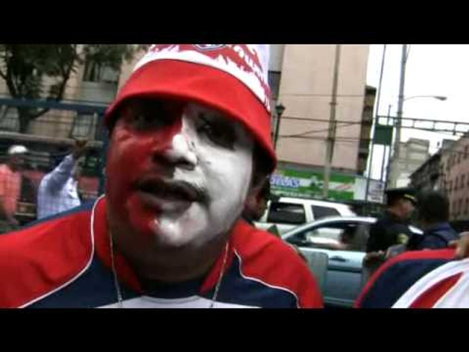 El Color de Curz Azul Vs Chivas. Torneo Bicentenario