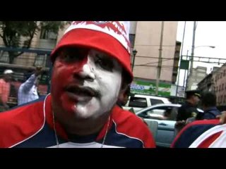 El Color de Curz Azul Vs Chivas. Torneo Bicentenario