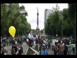 EL MUNDIAL, FRANCIA 0 - 2- MÉXICO EN EL ÁNGEL DE LA INDEPENDENCIA
