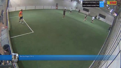 But de Hugo (19-1) - FITZROY FOOTBALL CLUB  Vs LES CASSE NOISETTES  - 18/03/19 21:00 - LIGUE 4