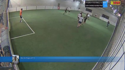 But de Hugo (27-1) - FITZROY FOOTBALL CLUB  Vs LES CASSE NOISETTES  - 18/03/19 21:00 - LIGUE 4