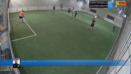 But de Benoît  (33-1) - FITZROY FOOTBALL CLUB  Vs LES CASSE NOISETTES  - 18/03/19 21:00 - LIGUE 4