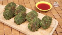 मटर कबाब - Matar Kabab In Marathi - Quick & Easy Home Made Snack Recipe - Sonali