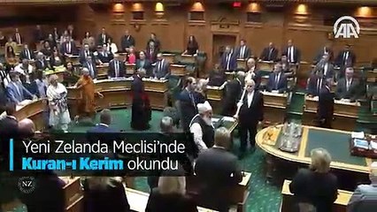Yeni Zelanda Meclisi'nde Kuran-ı Kerim okundu