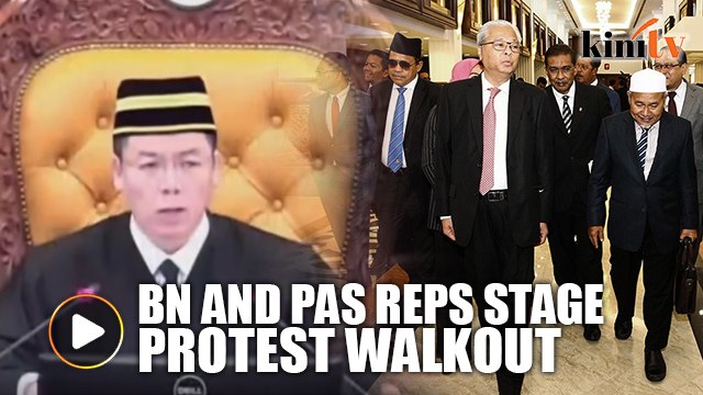 Pembangkang protes keluar dewan, Nga gantung Noh 3 hari