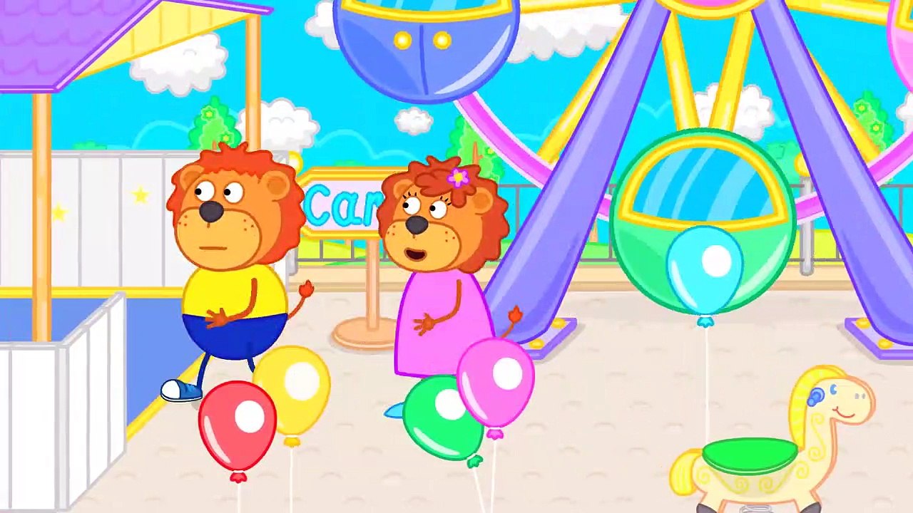 Lion de la Famille de la Bouillie est Délicieux dessin animé pour Enfants