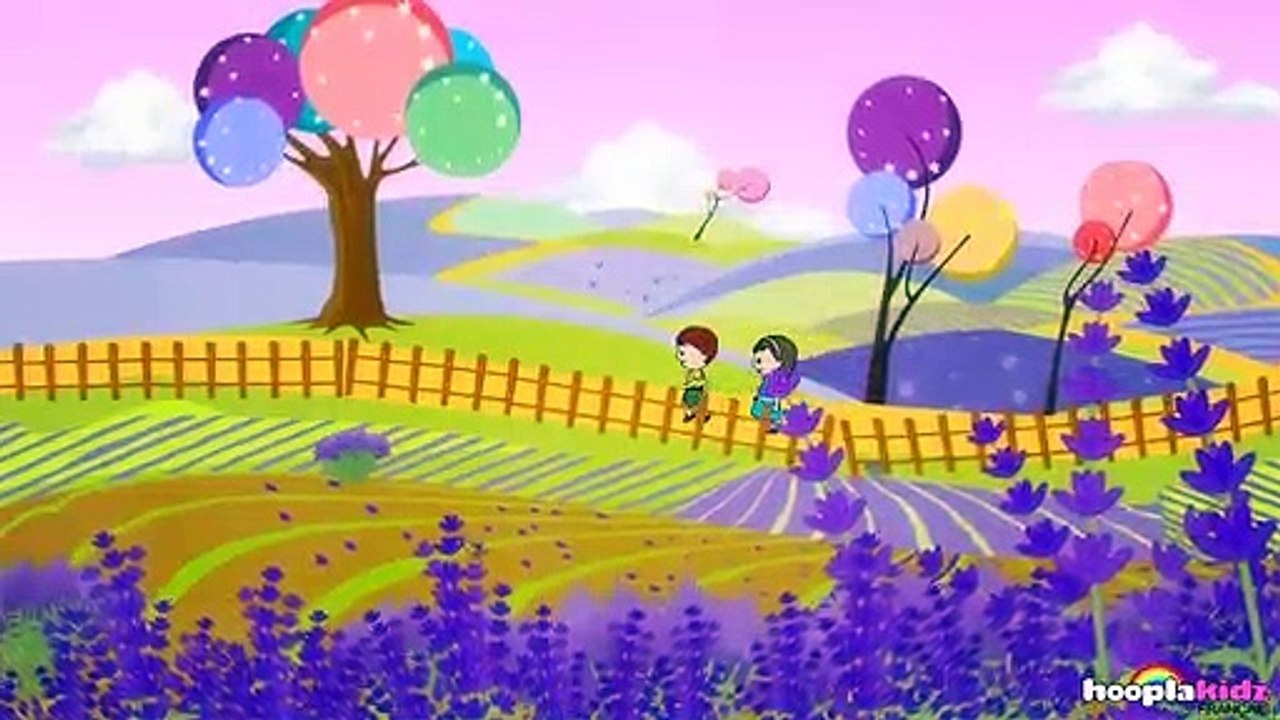 Comptine: bleu lavande de - lavender's blue nursery rhyme in french | chansons pour enfants