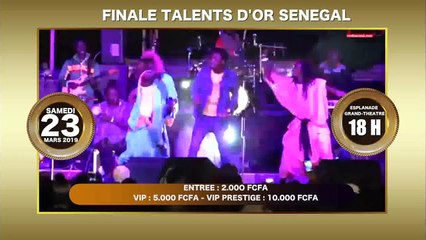 FINALE DES TALENTS D'OR CE 23 MARS SUR L'ESPLANADE DU GRAND THÉÂTRE AVEC WALLY SECK