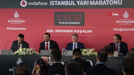 Vodafone İstanbul Yarı Maratonu basın toplantısı yapıldı