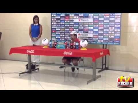 Conferencia Jorge Luis Pinto, entrenador de Costa Rica