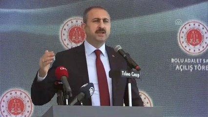Adalet Bakanı Gül: 'Adalet hizmeti sunan 150 bin kişilik teşkilata sahibiz' - BOLU