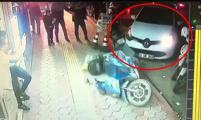 Fren yerine gaza basınca ortalığı savaş alanına çevirdi