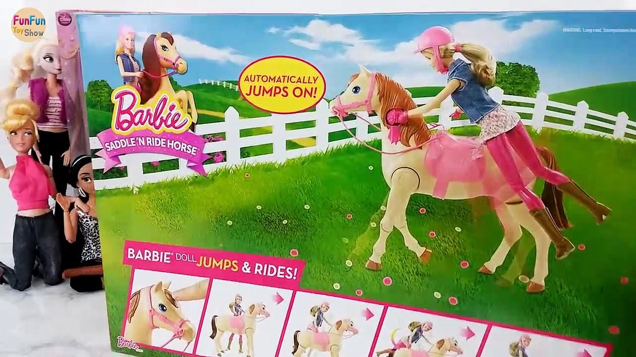 Poupée Barbie Cheval de la Marche Et de la Danse ! Barbie Selle'N Monter à Cheval, Kuda boneka Barbie Cavalo " de boneca