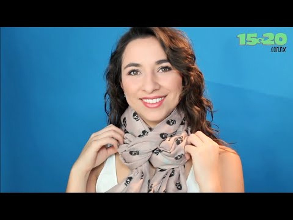 Como hacer nudos para bufandas, pashminas y fulares - video Dailymotion