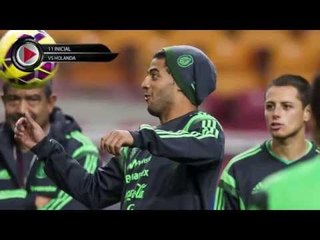 Chicharito y Vela, al ataque en el duelo contra Holanda