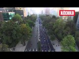 La impresionante panorámica en la Carrera San Silvestre
