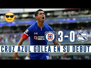 Cruz Azul golea en su regreso al Azteca