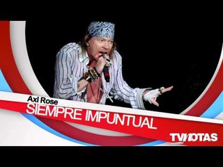 Anette Michel se enoja, Homenaje a González Iñárritu, La Salvia telenovela, Axl Rose impuntual