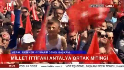 Akşener, aynı sözlerle  Erdoğan'a meydan okudu