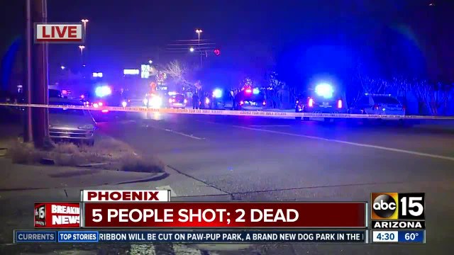 Five shot, two dead near 27th and Dunlap avenues