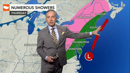 Coastal storm may impact Northeast during first days of spring
