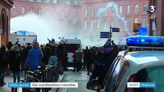 Gilets jaunes : des manifestations interdites à Bordeaux, Paris et Toulouse