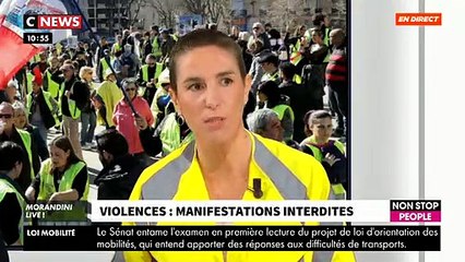 EXCLU - Une "gilet jaune" annonce en direct à la Maire du 8e que la manifestation va revenir sur les Champs-Elysées samedi prochain - VIDEO