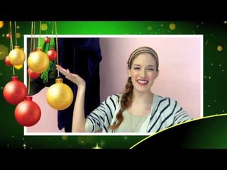 Esta linda brujita te desea feliz Navidad