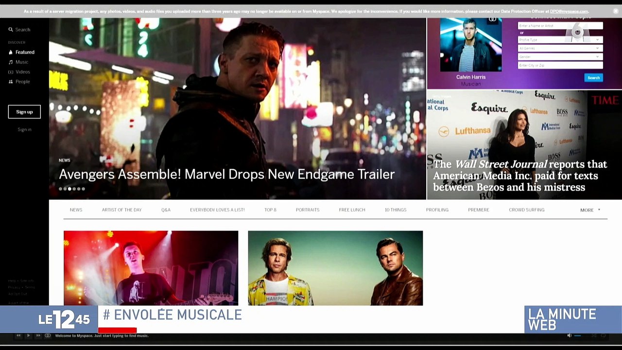 My Space : 12 ans de musique partis en fumée