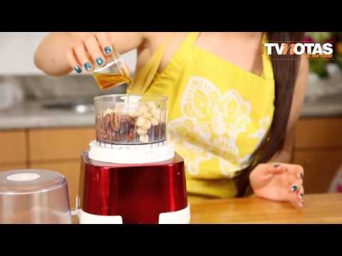 Claudia Lizaldi cómo preparar pie crudivegano en el Especial Cocina TVNotas