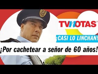 Casi linchan en Hidalgo a Eduardo Yáñez por cachetear sin motivo a señor de 60 años