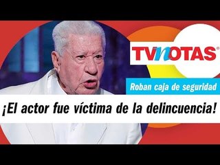 Ignacio López Tarso habla por primera vez tras robo en su casa y ya sospecha quién fue