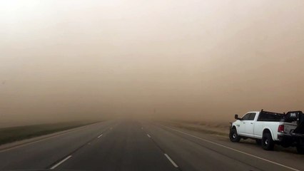 Driving Through a Dust Storm