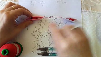 PENDIENTES O COLGANTE DE FRIVOLITE PASO A PASO