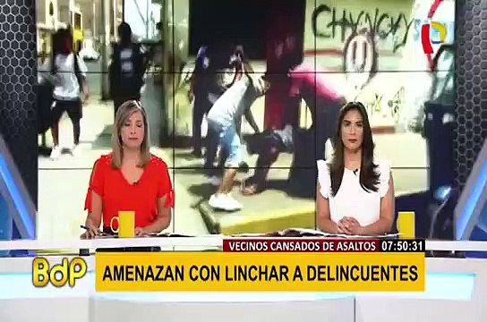 Vecinos cansados de asaltos amenazan con linchar a delincuentes