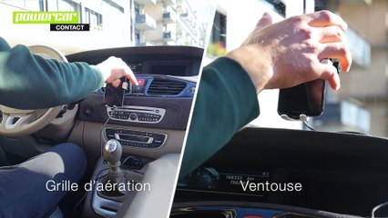POWERCAR CONTACT V2, Support voiture avec charge sans-fil (1080p)