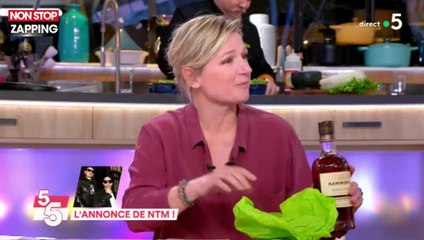 NTM offre du rhum à Anne-Elisabeth Lemoine : L'animatrice boit son verre d'une traite (vidéo)