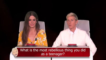 Sandra Bullock Answers Ellen's Burning Questions