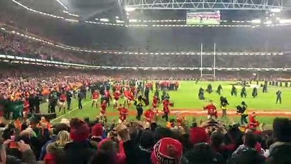 Wales Celebrates Their 3rd Grand Slam!