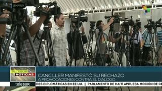 Nicaragua: canciller manifestó rechazo a provocaciones contra diálogo