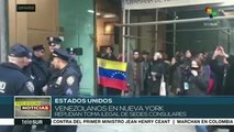 Venezolanos en Nueva York repudian toma ilegal de sedes diplomáticas