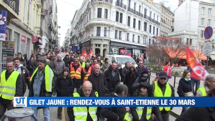 A la Une : Plus d'un millier de personnes dans les rues à Saint-Etienne / Quel état d'esprit des gilets jaunes avant le grand rassemblement régional prévu à Saint-Etienne / Le handicap mental prend part aux débats / Il relance la fabrication de vélo à Sai