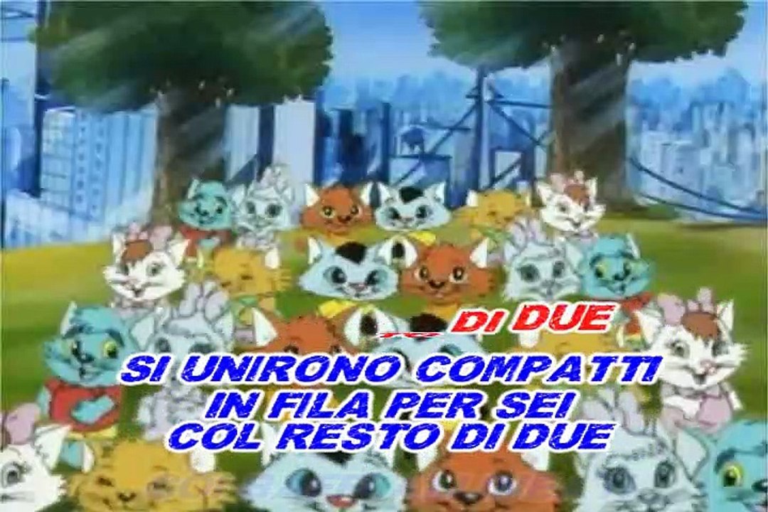 Zecchino D'oro - 44 gatti (karaoke)