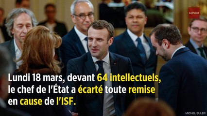 ISF : face aux intellectuels, Macron se dit prêt à « conditionner » la réforme