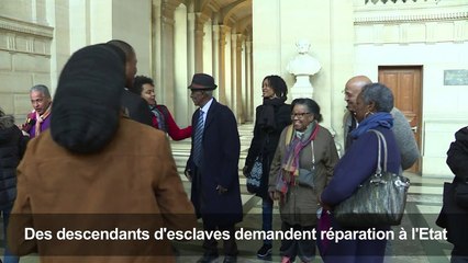Des descendants d'esclaves demandent réparation à l'Etat