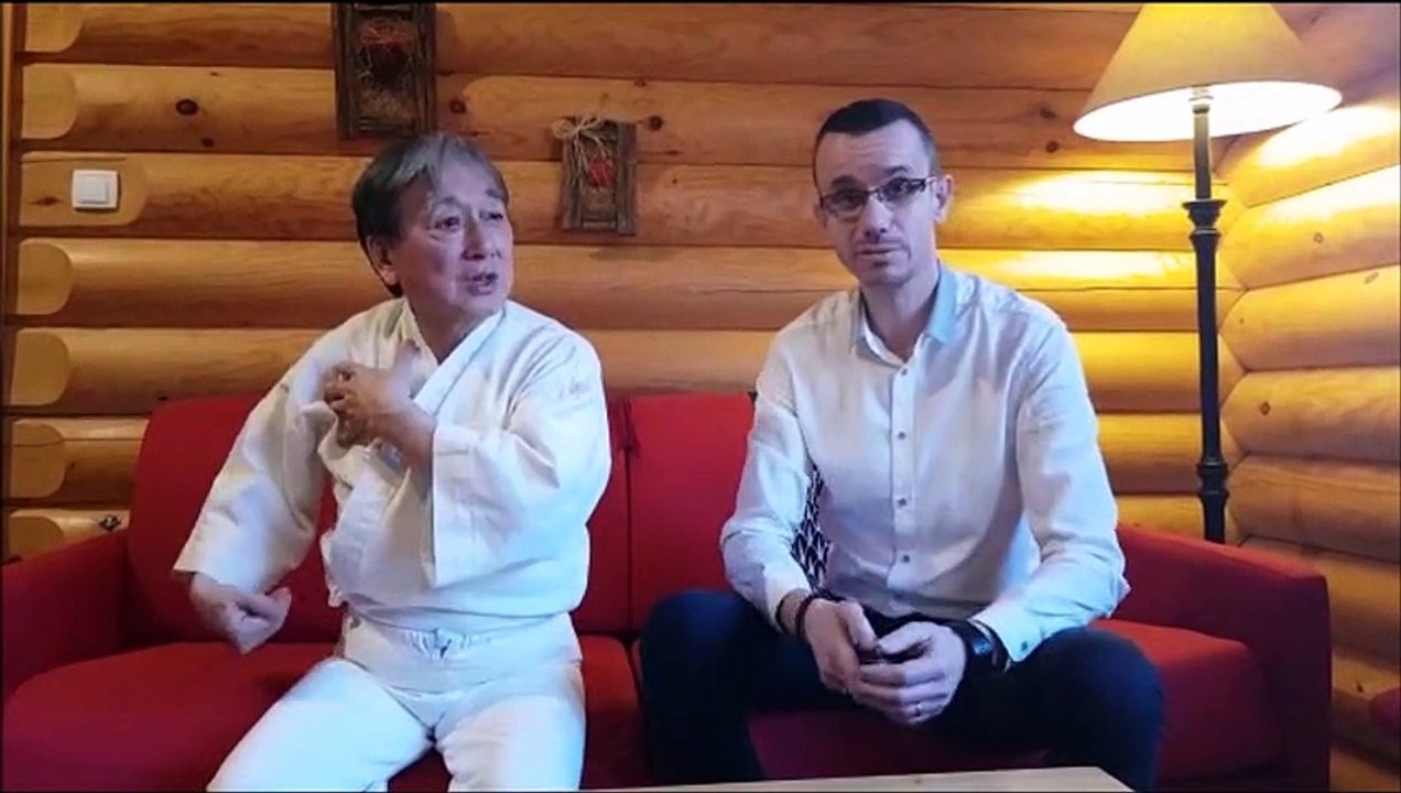Metz : une séance avec Maître Ohashi grand maître japonais  international d'aïkido et de shiatsu