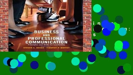 About For Books  Business   Professional Communication: Principles and Skills for Leadership  Best