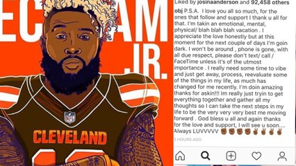Odell Beckham Jr Goes “DARK” On Social Media After INTENSE Pressure From Cleveland Browns Fans!